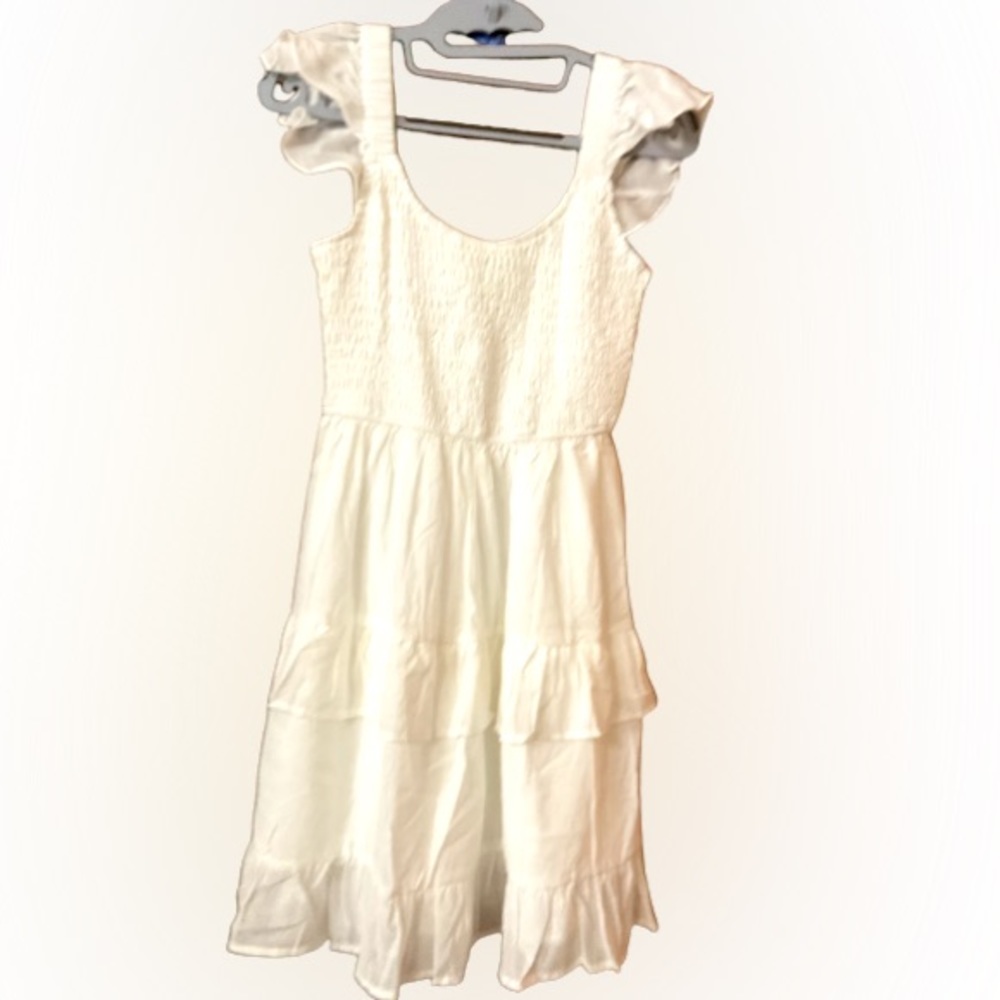 XS Boutique white mini dress